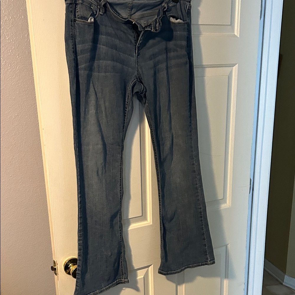 Old Navy Dark Blue Flare Jeans